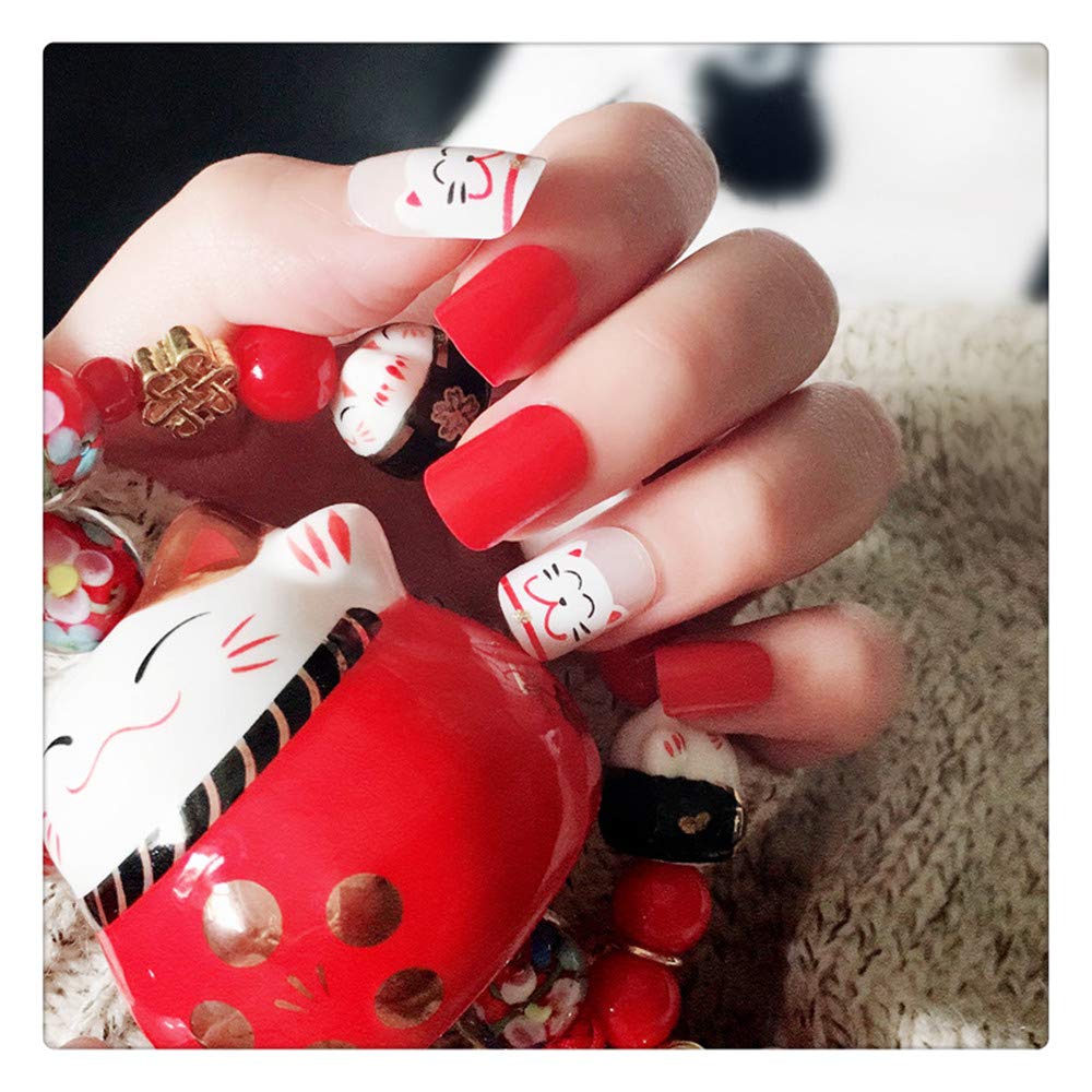 Uñas Postizas Uñas Falsas Tendencia De Moda Acabado Pegatina De Uñas Acabado Uñas Uñas Reparación Corta Decoración De Manicura Terminada