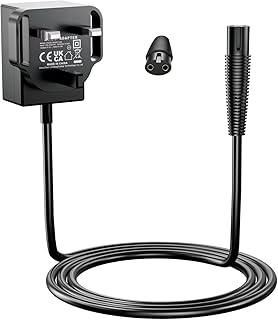 12V Charger for Braun Shaver Series 1, 5, 3, 9, 7, Beard Trimmer and Epilator Silk-Epil 9, 5, 7, Braun Shaver Charger UK Plug for 3040s, B1200s, 5544, 5409, 7220, 5377 3040S Razor