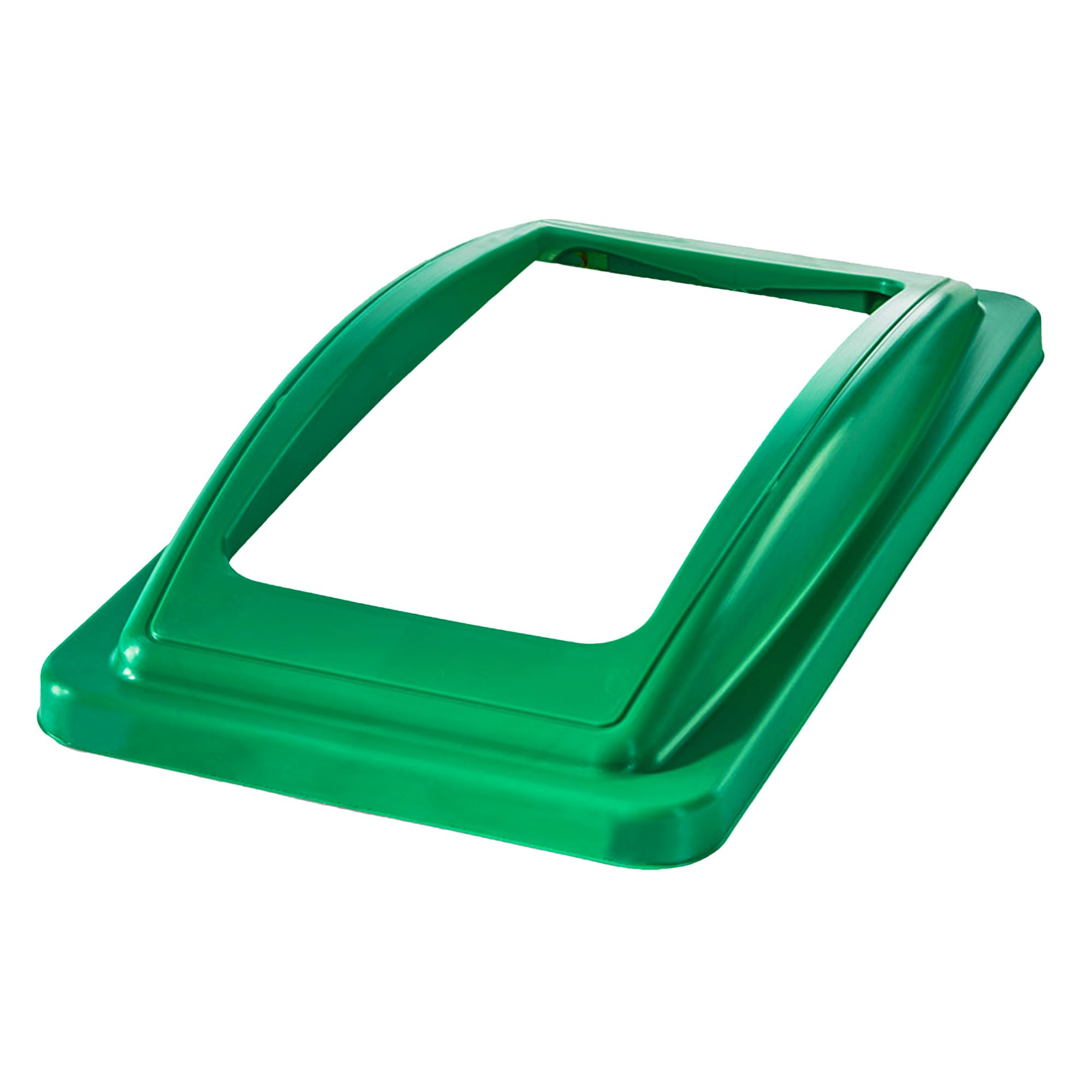 Chabrias Ltd Green Slim Bin Open Lid For Glass – Uk Made Colour Coded Recycling Lids For Slimline Bins | Durable, Easy Fit For Waste Segregation Waste Management Systems