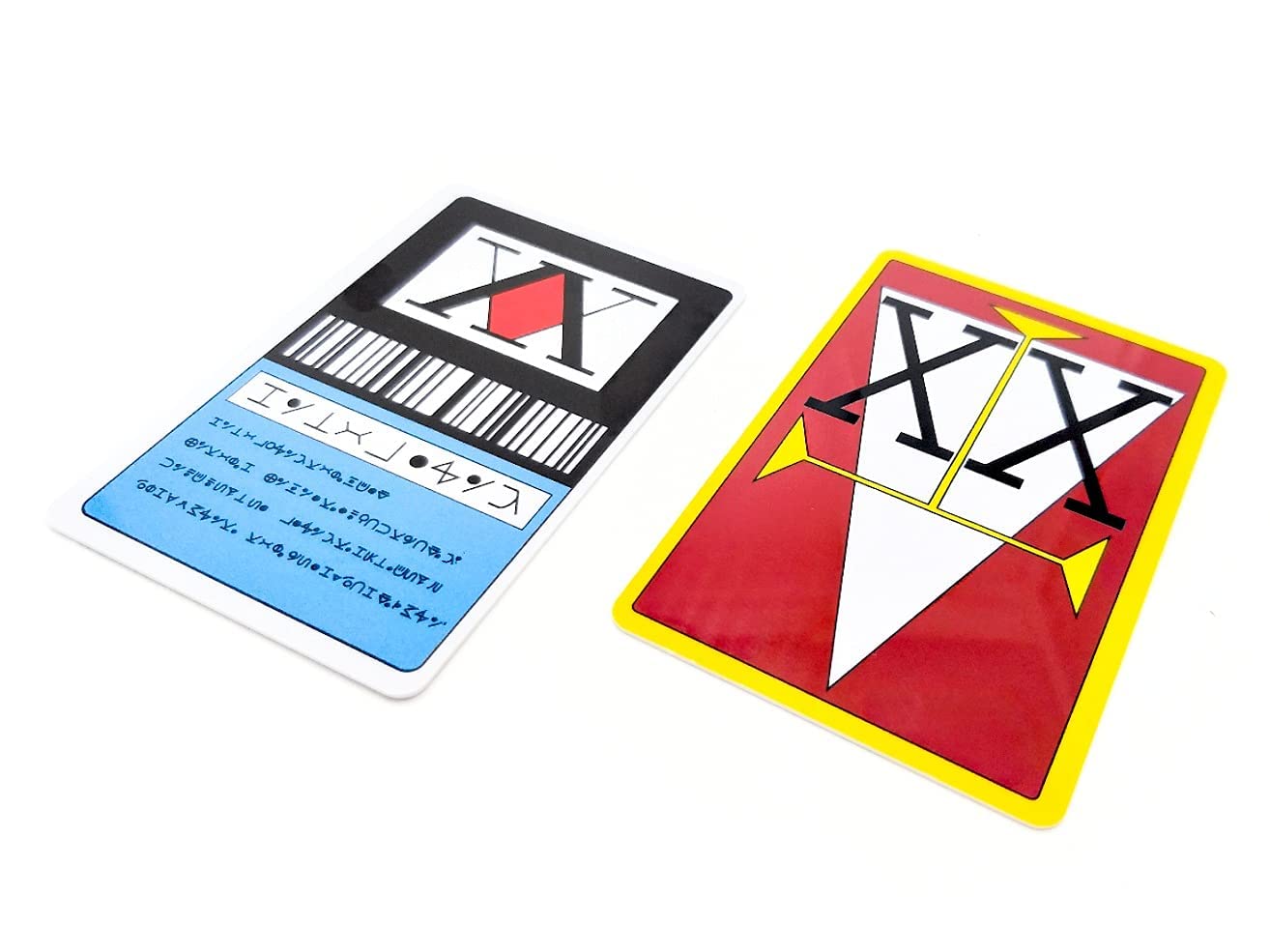 z&h HUNTER X HUNTER Anime 2x License Card Cosplay Hisoka Kurapika Killua Zoldyck PVC Cards