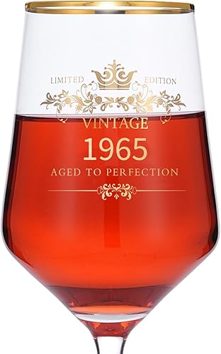 Miniatura 1 de MOMRNTAIL Copa de vino de copa de copa de copa de copa de 16 onzas, decoraciones de cumpleaños de 80 años para mujeres y hombres, divertida idea de