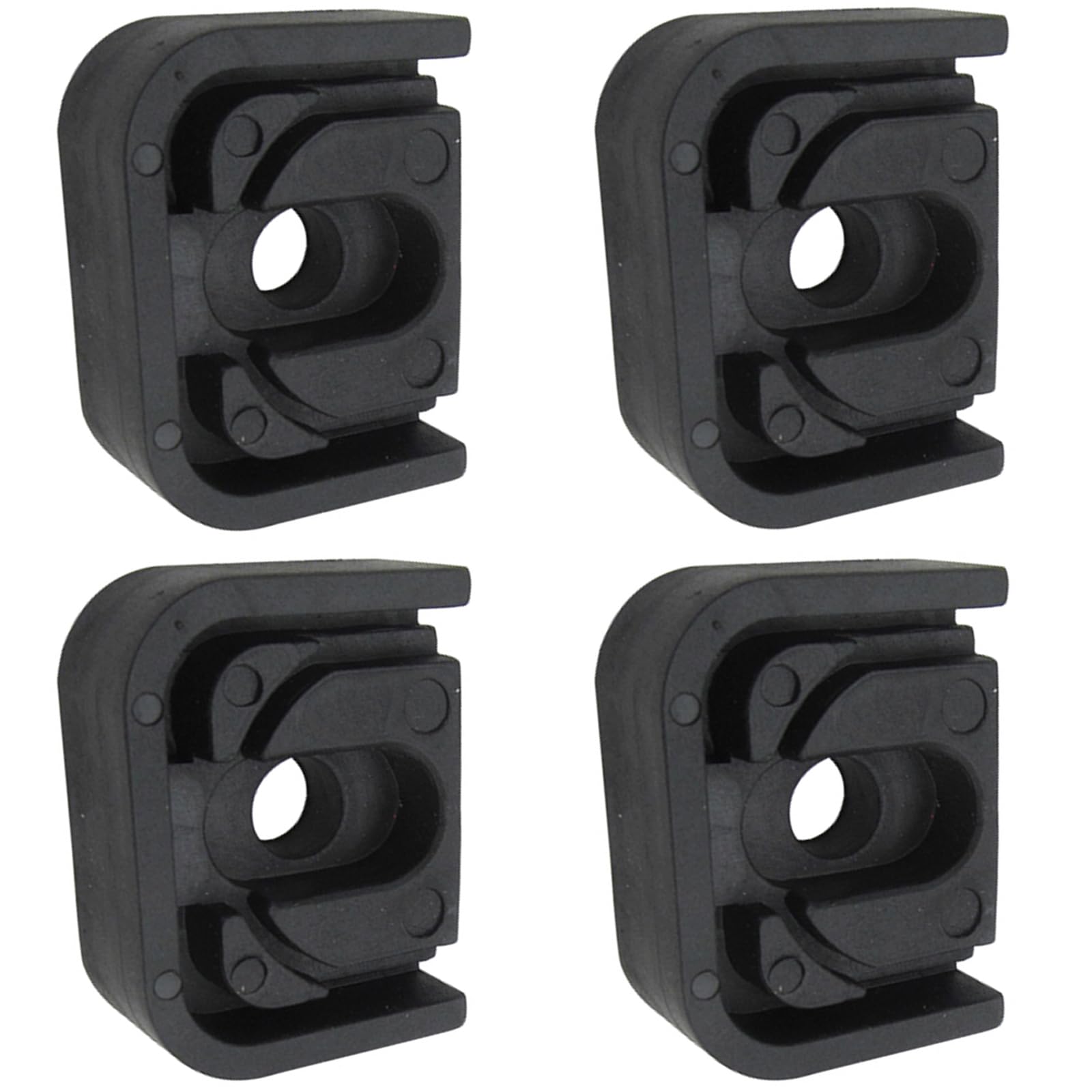 Yhplxyuus Weather Resistant Square Air Conditioning Vibrations Dampeners Rubber Texture Reduction Pads Easy Installation Square Air Conditioning Vibrations Dampeners