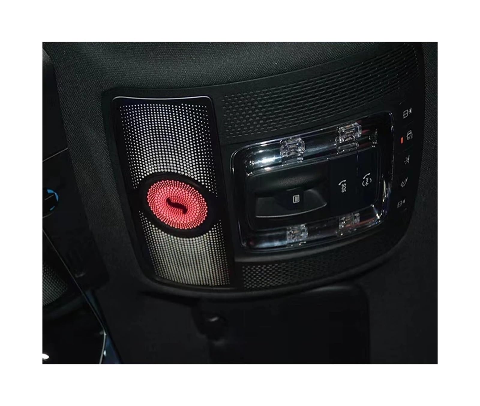 64 Color Colorful Luminous Glasses Case No Programming Required Compatible with Mercedes Benz CLA-Class W118 2020-2022 Models