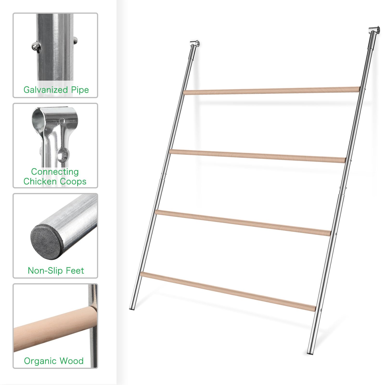 Perch Rack Snapklik.com : Chicken Perch Wooden Rack - Adult Chicken Perch Wooden ...