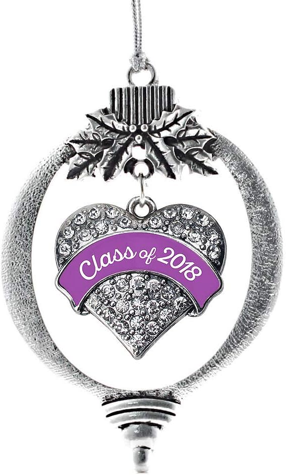 クリスマスにふさわしいラグジュアリーな輝きを放つバカラのホリデーコレクション｜@DIME アットダイム インスパイアされたシルバーパープルクラス 2018 パヴェハート ホリデー クリスマスツリーオーナメント クリスタルラインストーン付