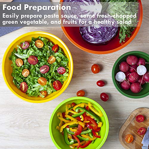 YIHONG-6-Pcs-Plastic-Mixing-Bowls-Set-Colorful-Serving-Bowls-for-Kitchen-Ideal-for-Baking-Prepping-Cooking-and-Serving-Food-Nesting-Bowls-for-Space-Saving-Storage-Rainbow