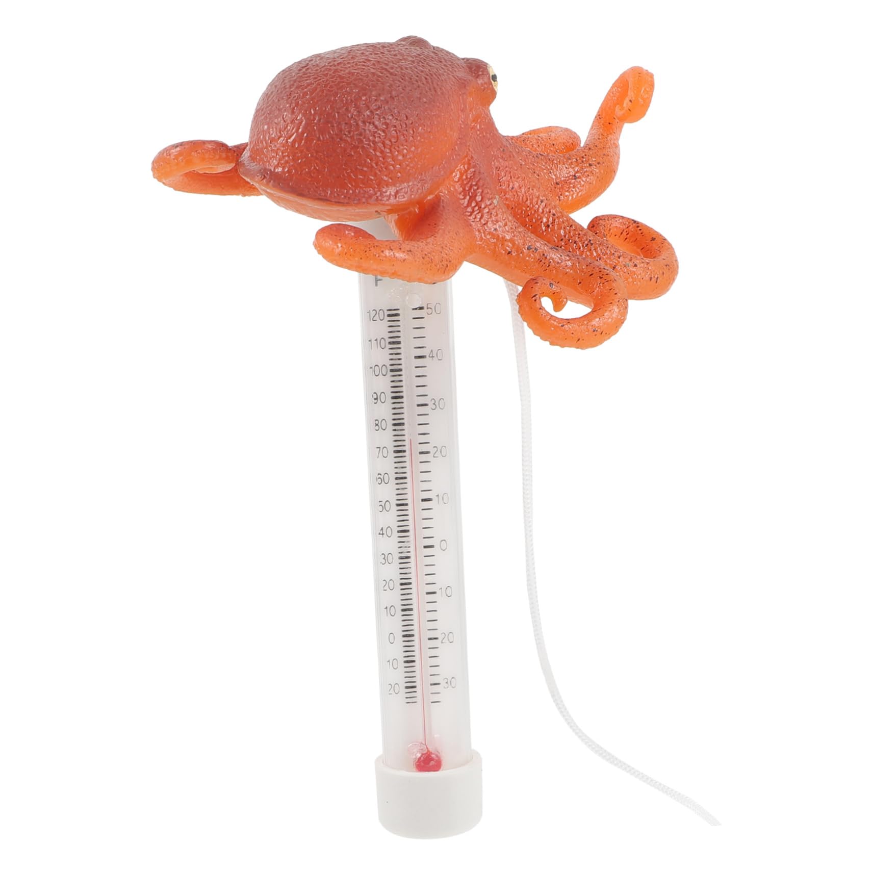 Toddmomy 4pièces Thermomètre Flottant De Piscine Mesure De Température Pour Spas Et Étangs Outil Pratique Et Forme De Pieuvre Et
