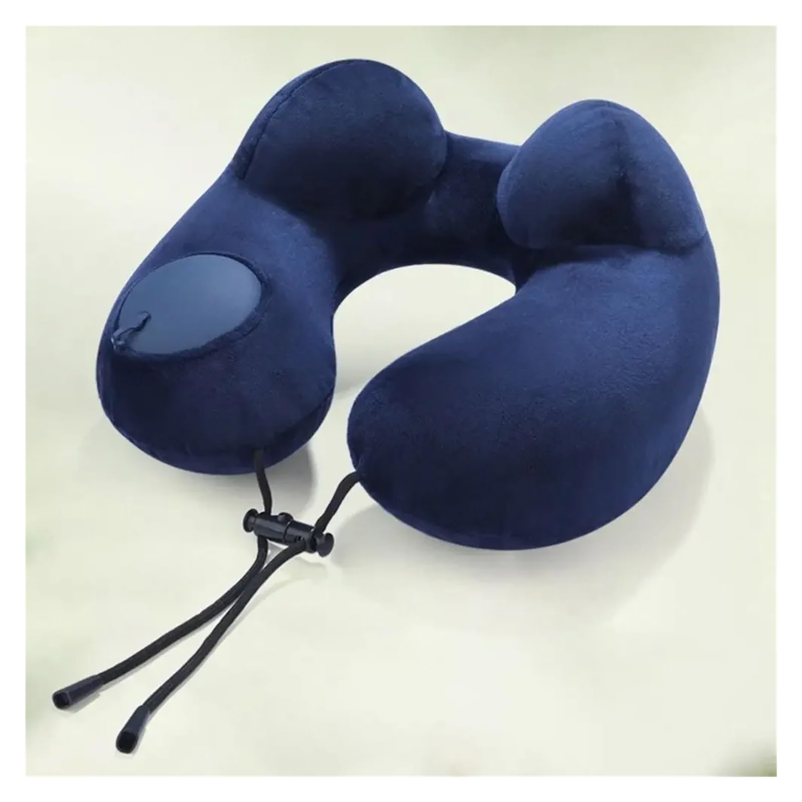 Almohada Viaje Cómoda Almohada Inflable for el Cuello for Viajes en avión, for Dormir(Grey with Bag)