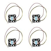Vista 1 de HiLetgo 4pcs DC 12V 4010 Fan 3Pin Computer CPU Cooler Mini Cooling Fan 40x40x10mm Small Exhaust Fan for Ender 3 CR10 3D Printer