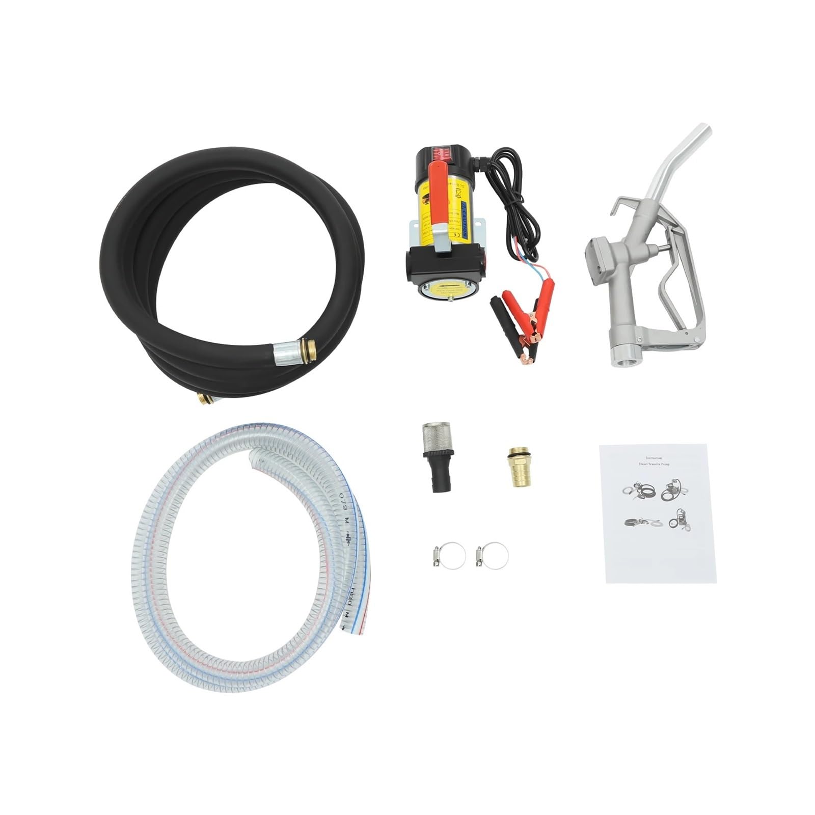 Electric Fuel Pump Pompa Travaso Gasolio 12V Autoadescante | Pompa Travaso Diesel 12V Autoadescante 45L/min 200W.