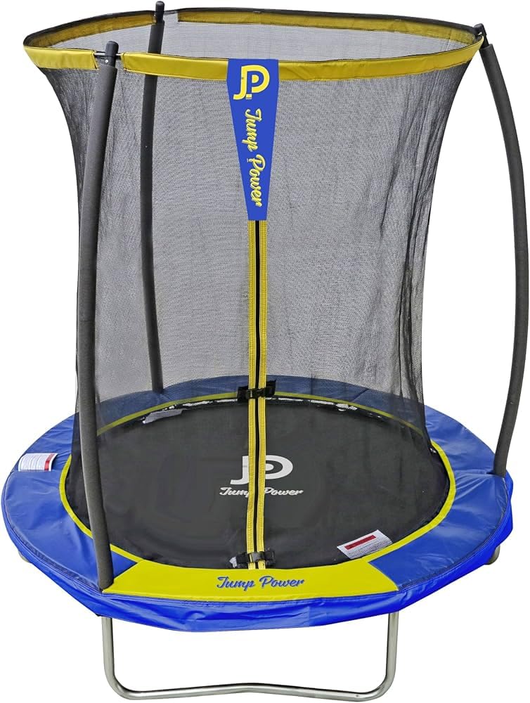 Trampolino Tappeto Elastico Per Giardino Ø 183/244 Set Completo Rete Di Sicurezza Scaletta Copertura Del Bordo Per Bambini Adulti Rotondo Sport Tempo Libero