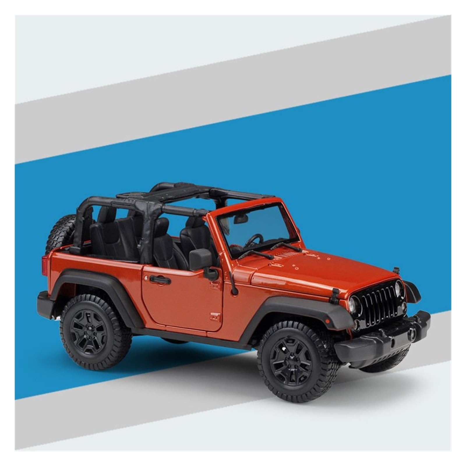 Btwodian Scale Model Car 1:18 For Wrangler 2014 Car Alloy Diecasts Metal Vehicles Model