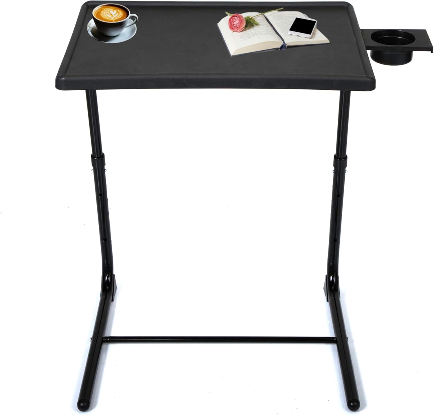 ANNECOSK TV Tray TV Table, Folding Table Trays, w/6