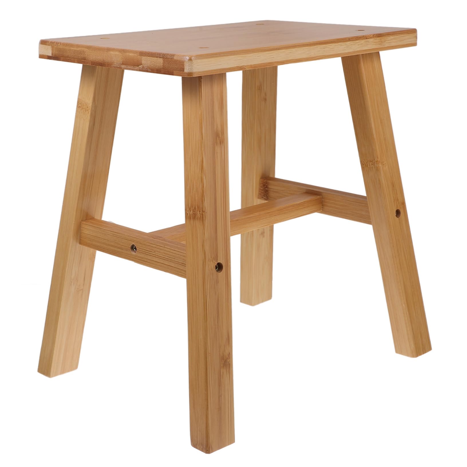 DECHOUS Bench Boys and Girls Shoe Bench Small Wooden Stool Multi-Functional Sturdy Wood Construction for Bathroom or Room