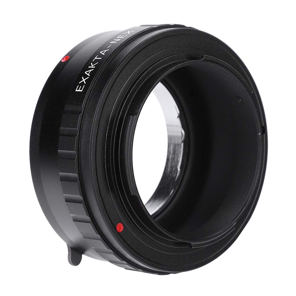 Mugast Adattatore per Adattatore per Obiettivo EXA-NEX Anello Adattatore per Messa a Fuoco Manuale Compatibile per obiettivi Exakta e E per Fotocamere mirrorless.