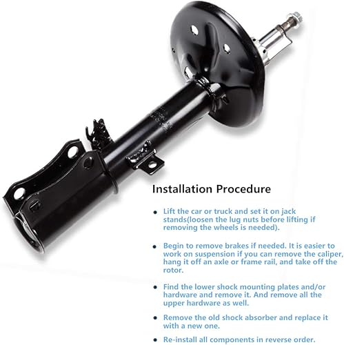 Miniatura 3 de ECCPP - Juego de 4 amortiguadores de amortiguadores para Lexus ES300 2002-2003 para Toyota Camry compatible con 334338 334339 334340 334340 334341