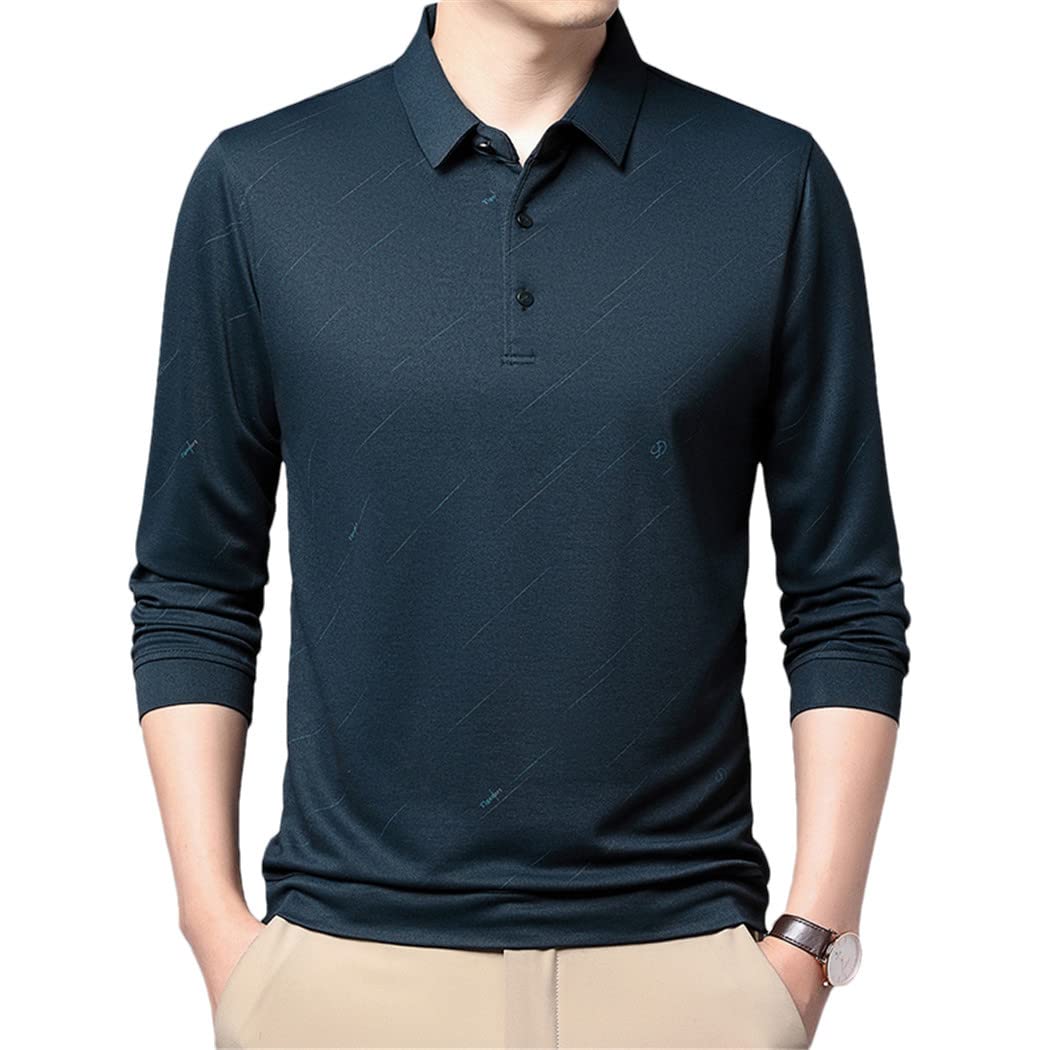 Pull manches longues homme revers fin et chaud taille M solide - 7