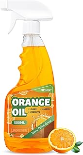 PIPIHUA Wood Oil Polish Spray, Shines & Protects, Wood Cleaner and Furniture Polish for Cabinets Tables Floors 16.9 oz