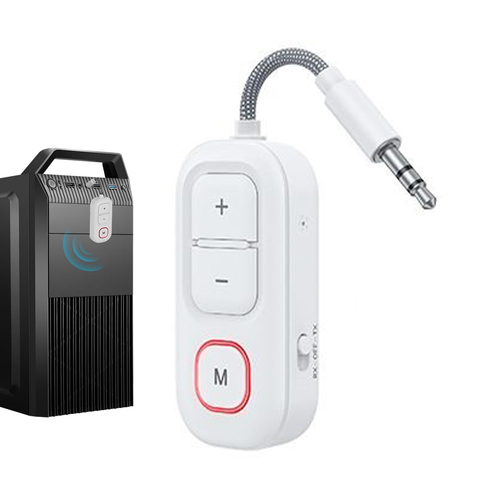 Transmitter for TV | Wireless Long Range Digital Adapter,Audio Transmitter for Home Stereo - for Headphones Speaker Laptop PC Player Home Stereo Plane Office Car Travel Gym