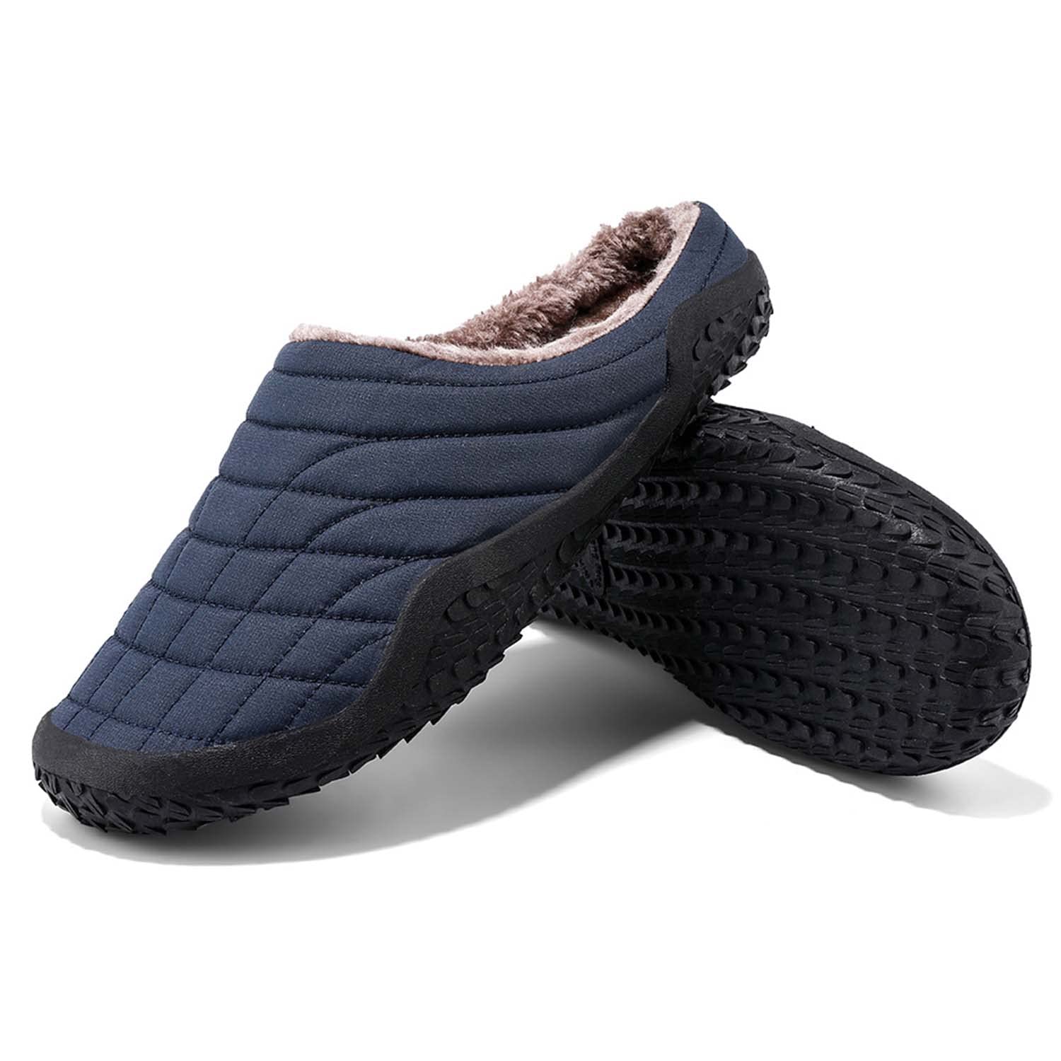 CERYTHRINA Zapatillas de estar por casa para hombre y mujer, forro cálido, impermeables, para interiores y exteriores, antideslizantes, para invierno, Marine 3, 40 EU