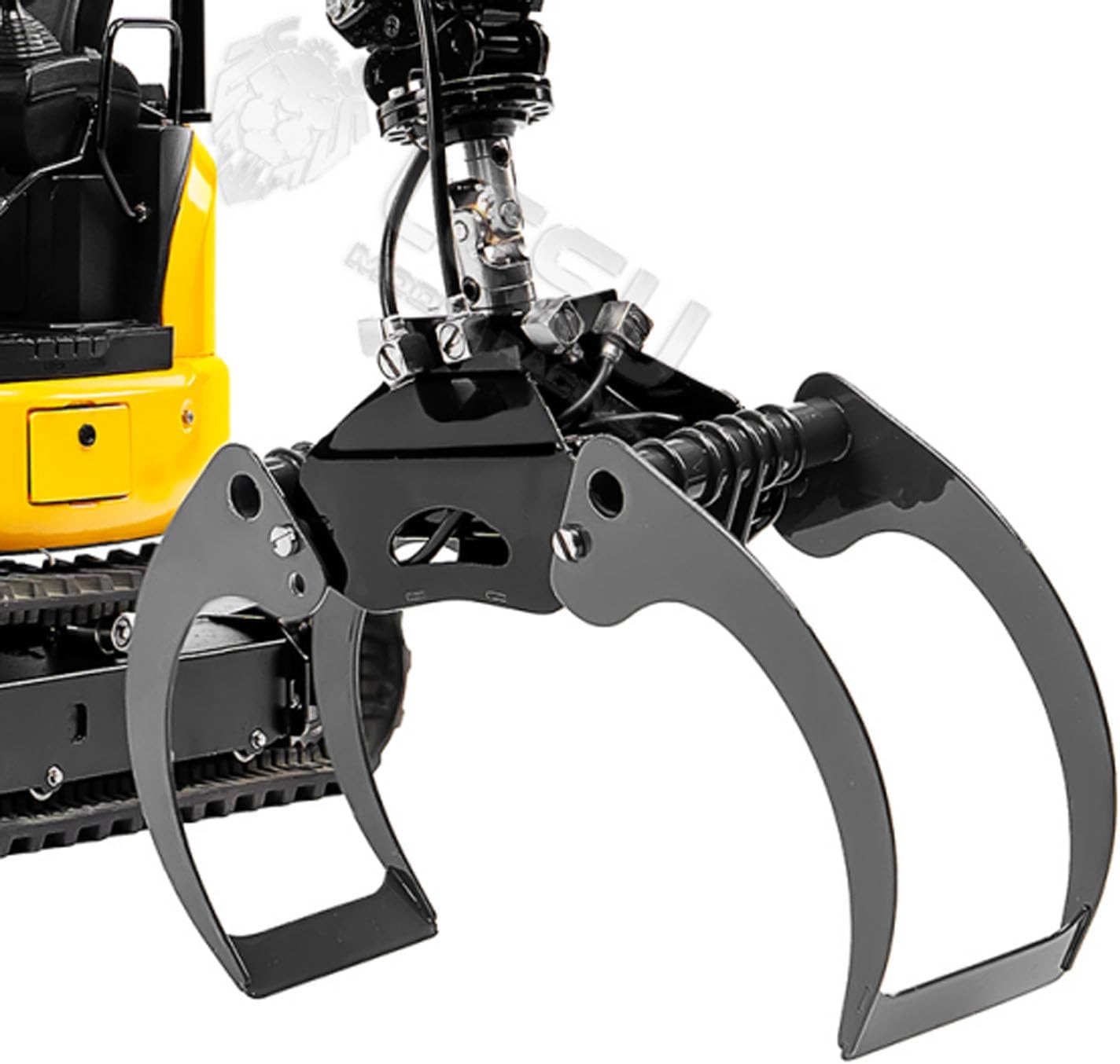 TOUCAN RC HOBBY Metal Log Grapple Clamp for LESU Aoue PC30 B0003 1/14 RC Hydraulic Excavator Remote Control Mini Digger Handmade DIY Construction Vehicle