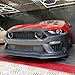 IKON MOTORSPORTS, Front Bumper Lip Compatible with 2021-2023 Ford Mustang Mach 1 Coupe, Matte Black PP Polypropylene Handling Package Style Front Lip Spoiler Splitter