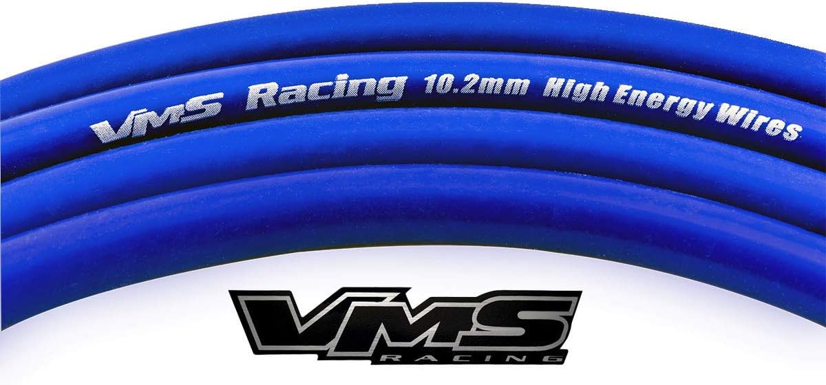 VMS RACING Performance Ignition Spark Plug Wires in Blue Compatible with Nissan Sentra Sr20de Ga16de 91 92 93 94 95 96 97 98 99 1991 1992 1993 1994 1995 1996 1997 1998 1999