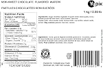 Yupik Semi-Sweet Wafers au chocolat, 1 kg, sans gluten, casher, fait avec de la poudre de cacao, chocolat-comme saveur, fondus en douceur, idéal pour la cuisson, snacking & Garniture