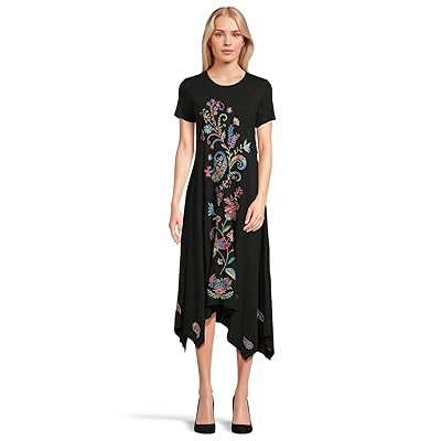 Johnny Was Handkerchief Hem Knit Dress Karime Women