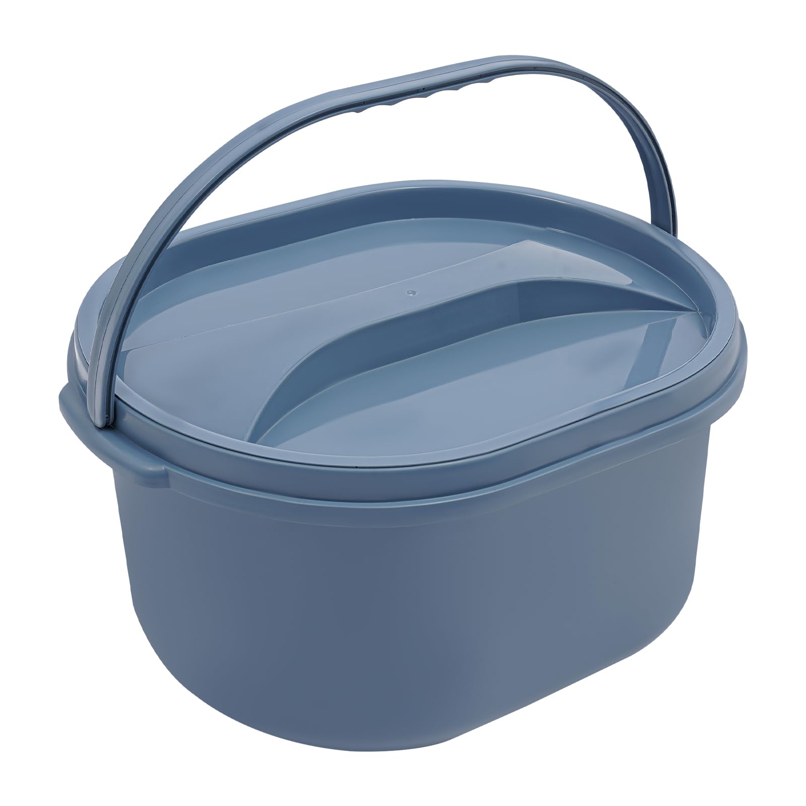 Silla de ducha ajustable para personas mayores, altura del asiento 46 – 51 cm, silla de ducha plegable con piscina de orina, silla de ruedas antideslizante con ruedas y reposapiés, silla de baño para