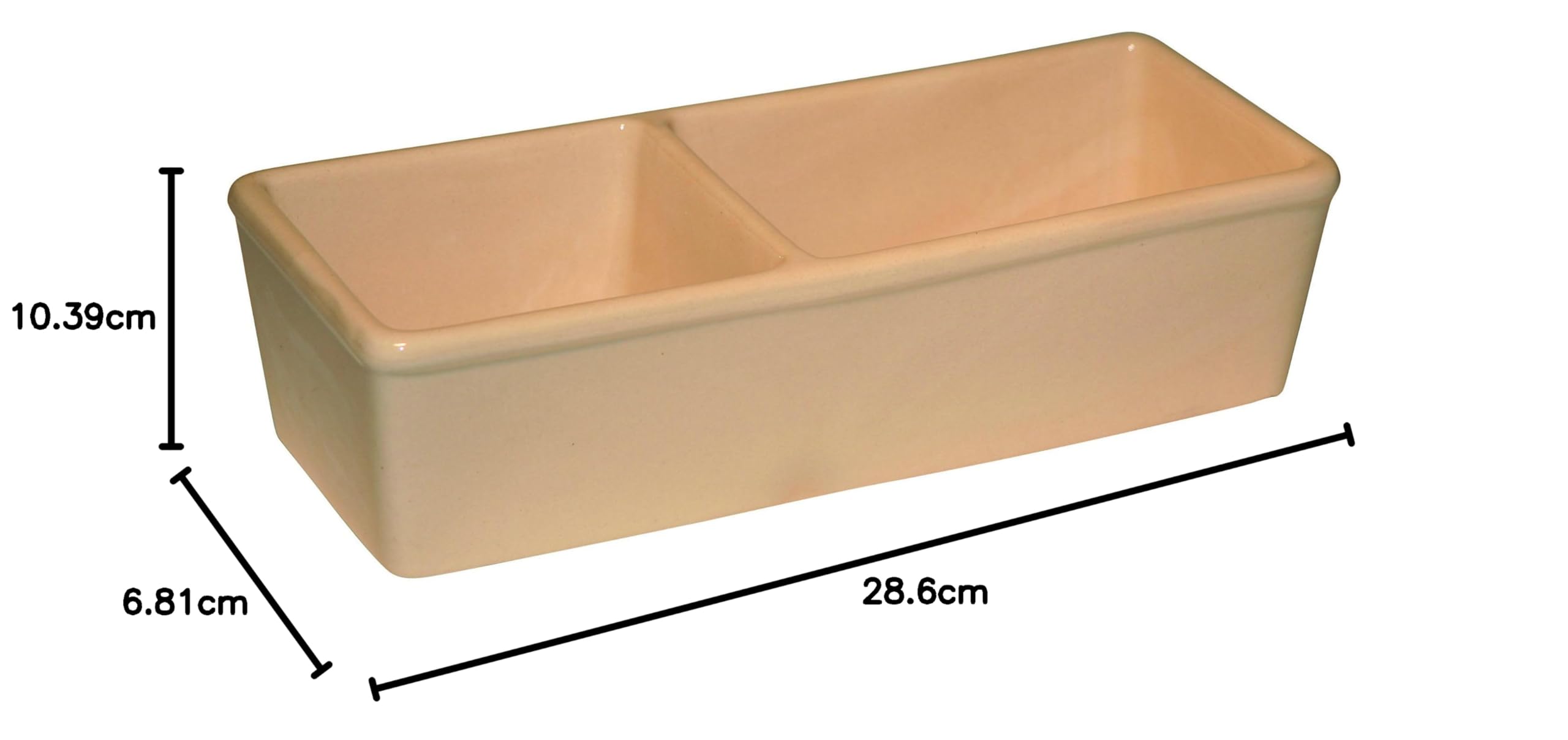 KERBL Ecuelle Céramique Double pour Rongeur 350 ML + 450 ML