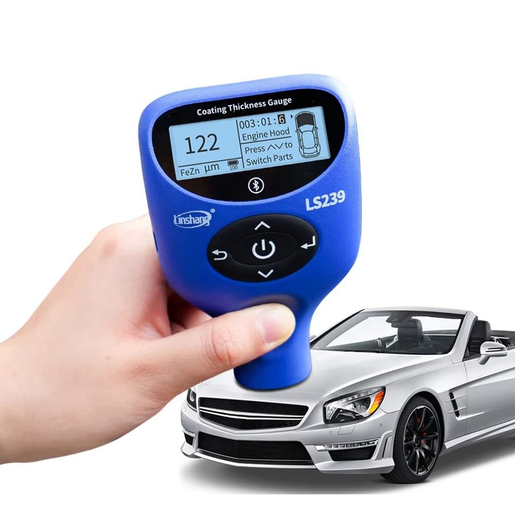 LS239 Upgrade tester lakieru samochodowego o wysokiej dokładności 0,0-5000 μm, profesjonalna grubość powłoki