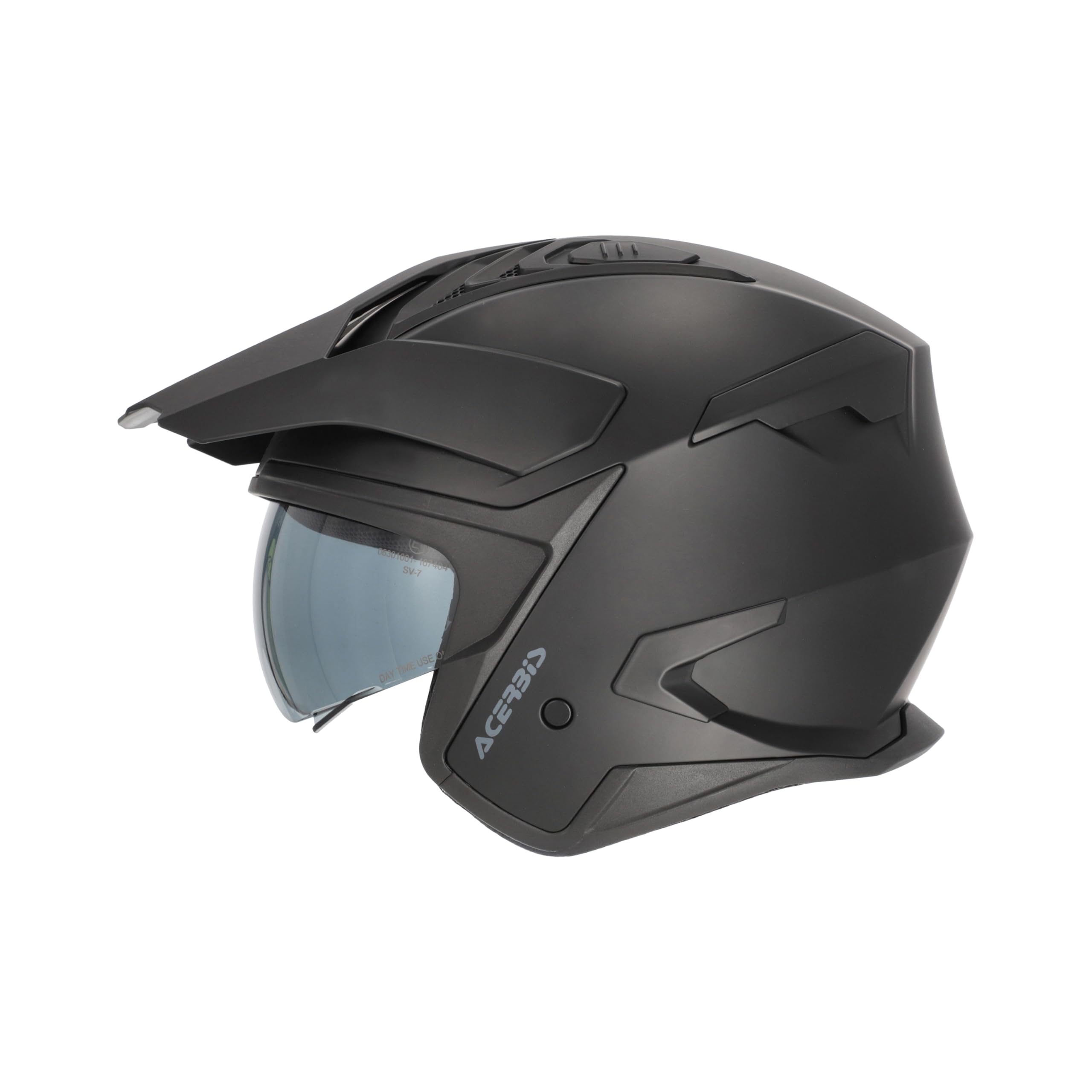 Casco Moto Acerbis Aria EVO Negro Mate con Visor Solar Talla XL (61/62)