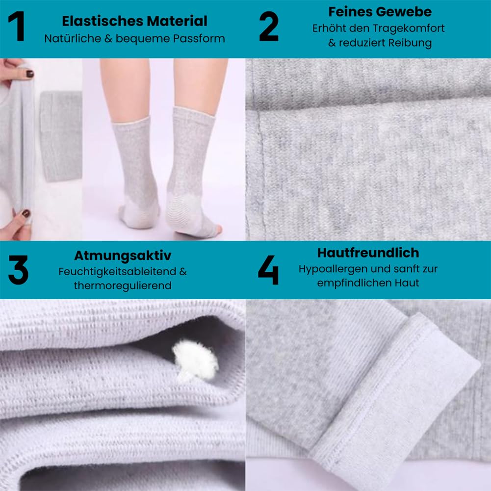 MEIION vitakompress Orthopädische Bambus-Kompressionssocken Unisex