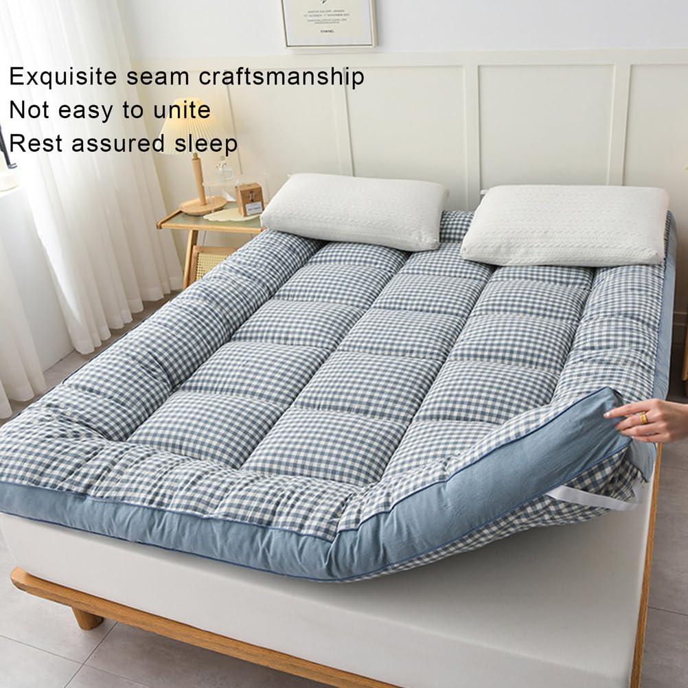 Matraccio Futon Doppio Pieghevole E Singolo Pieghevole Futon Letto Giapponese Poltronato Risparmiare Spazio Letto, Esperienza di Sonno Confortevole,I,10x180x200cm(71x79in)