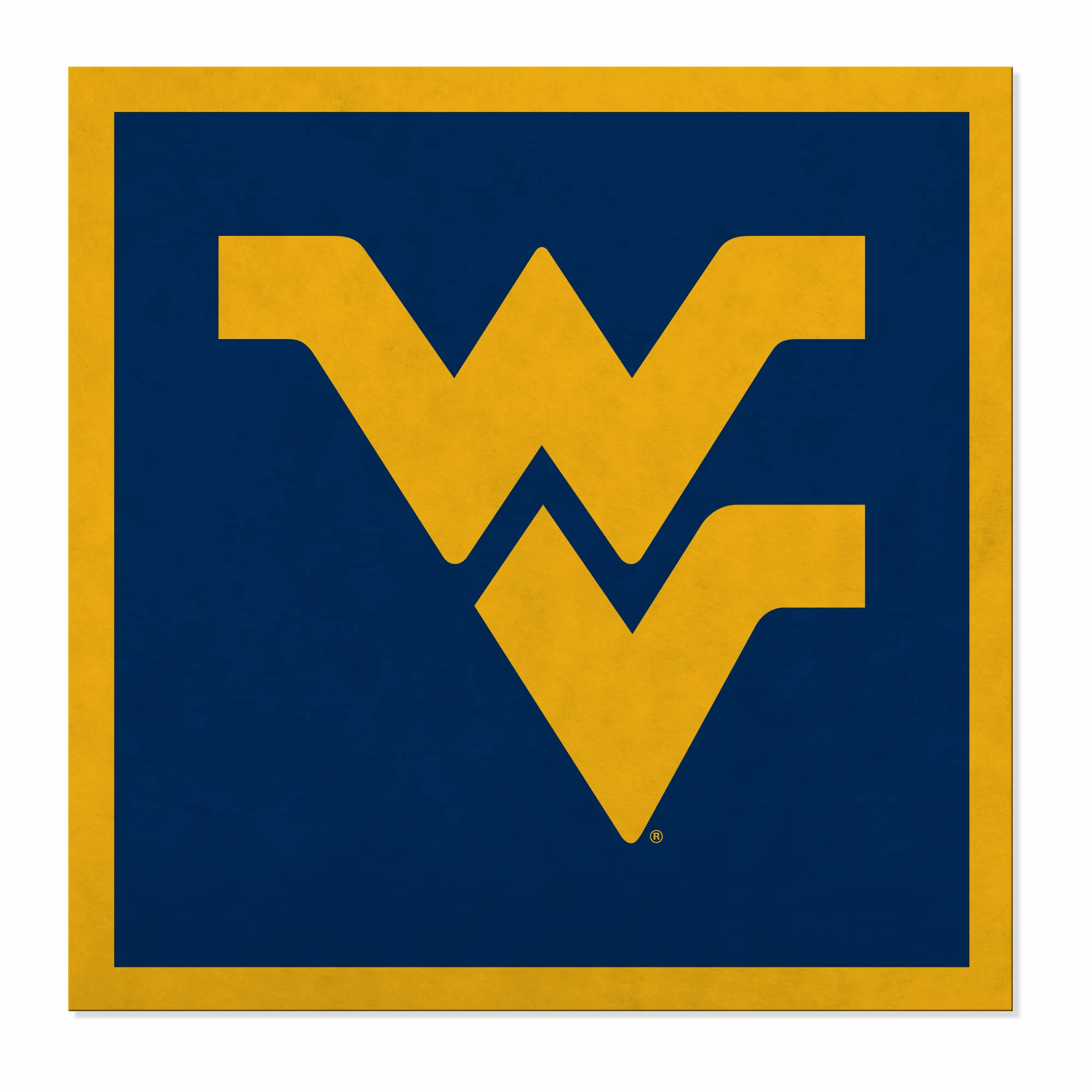 Rico Industries NCAA West Virginia Mountaineers Felt Banner for Man Cave, Game Room, Office & Bedroom - Long-Lasting Wall Decorations - Made in The USA - 35