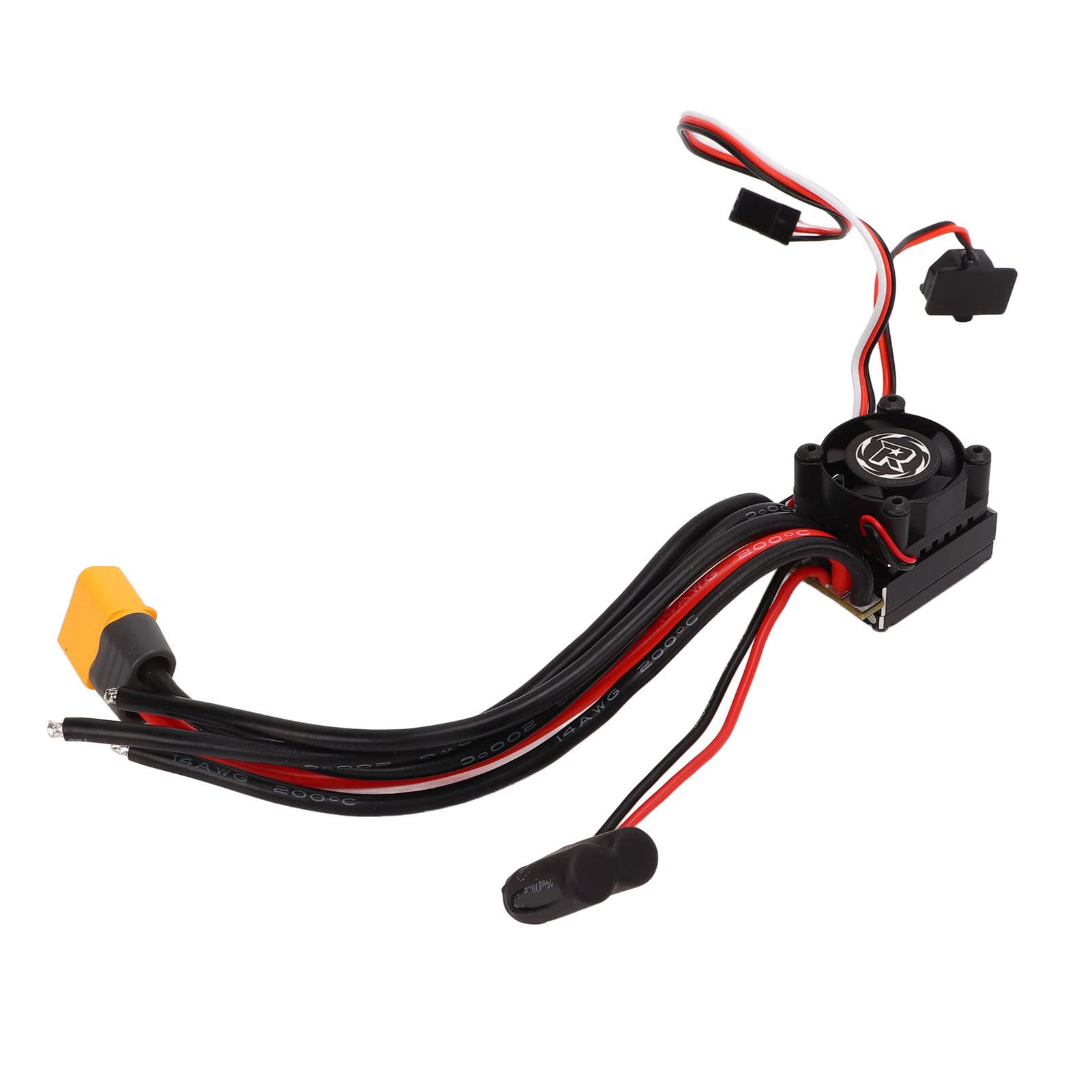TS80A bezszczotkowy ze stopu aluminium i tworzywa sztucznego RC ESC z wtyczką XT60 indukcyjny elektryczny regulator prędkości ESC do samochodów RC