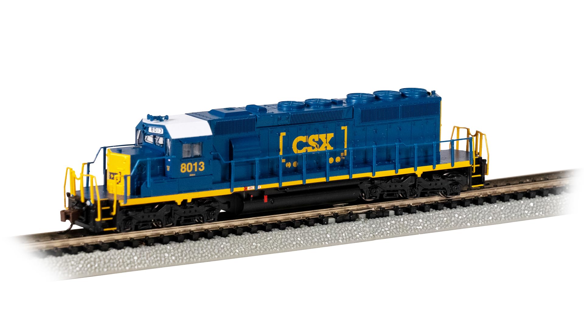 Bachmann Trenes - Locomotora diésel equipada con valor de sonido EMD SD40-2 - CSX #8013 (futuro oscuro - HTM) - Escala N