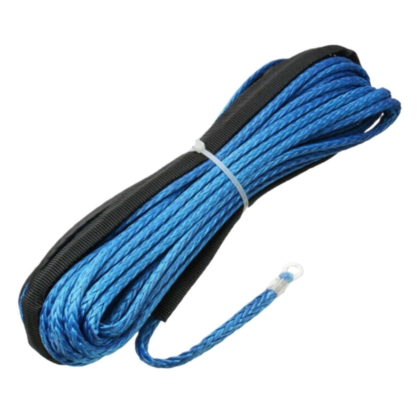 4,8 Mm * 15 M (2,5 Tony) Syntetyczny Kabel Do Odzyskiwania Liny Wciągarki ATV UTV Ciężarówka Wciągarka Łodzi Lina Holownicza Solidna I Niezawodna(Blue)