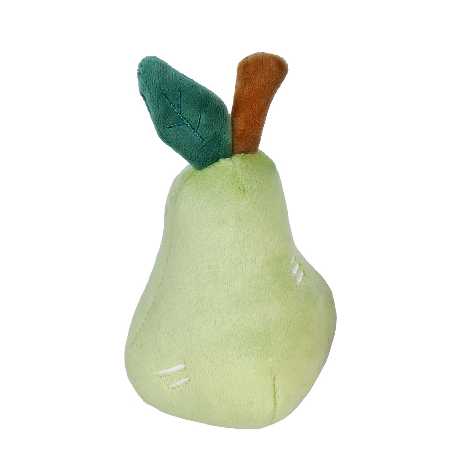 CHEWFFON Squeaky Dog Toy, Plush Pear for Small and Medium Dogs Interactive Soft Toy, Durable & Great for Playtime