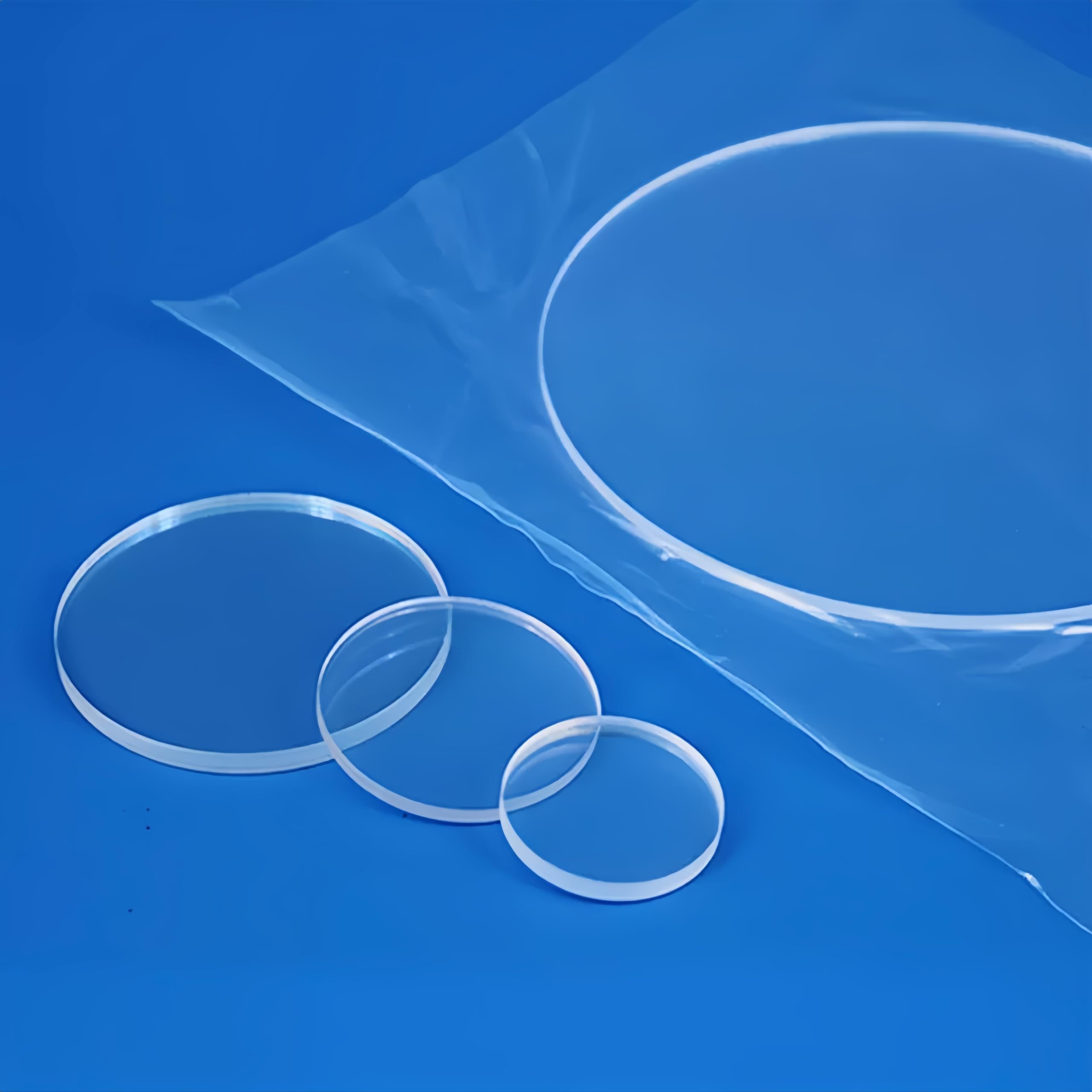 WEAREONE Optical Glass Sapphire Optical Glass Window Piece Square/Round Sapphire Window Piece (8 * 1mm)