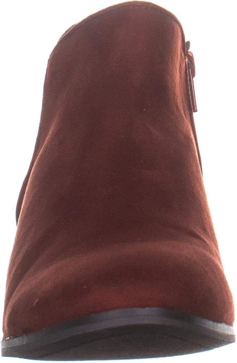 Style Co. Women's Wileyy Round Toe Ankle Fashion Boots, Auburn, 7 - Image 4