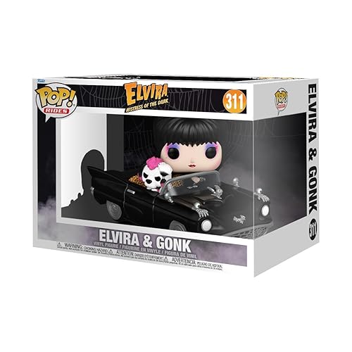 Funko POP! Rides Deluxe: Elvira Mistress of The Dark with Macabre Mobile - Collectable Vinyl Figure - Gift Idea - Official Merchandise - for Kids & Adults - Horror Fans - Model Figure for Collectors