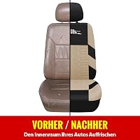 AUTOYOUTH Univerzális Autóülés Huzat Komplett Szett Beige Ülésprotektálás - Full set, beige 6