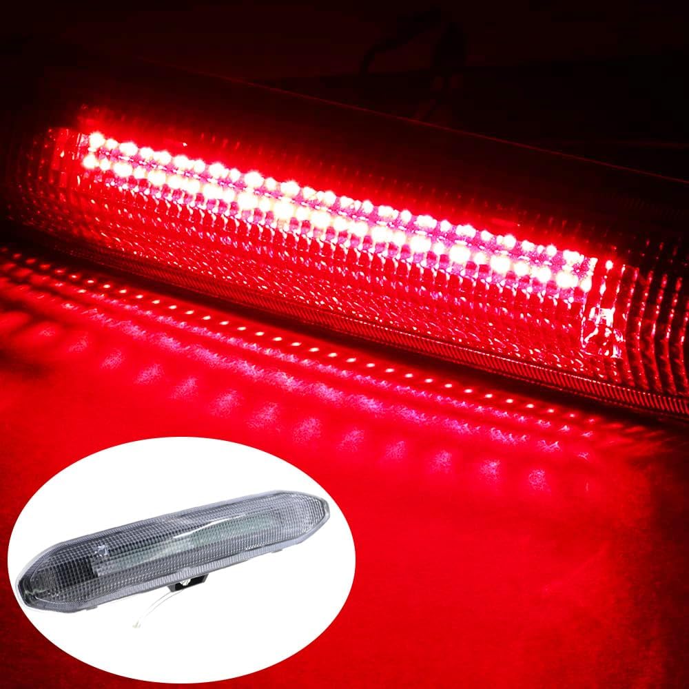 LED Rear 3Rd Brake Stop Light, Replace LR036355, LR014462, Compatible with Land Rover Freelander 2 LR2 2007-2015, 1 pc (Clear)