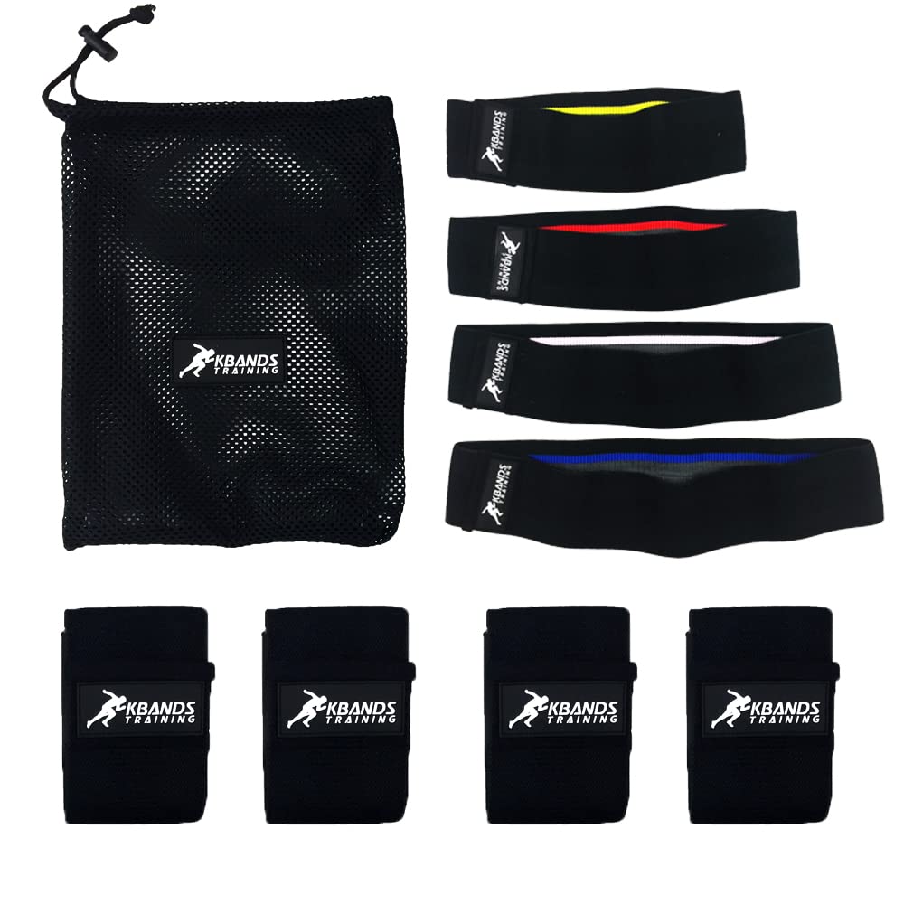 Kbands Training Infinity Loop Hip Bands (1st Step Quickness & Conditioning) Anti-Slip Thick Rubber Interior Design