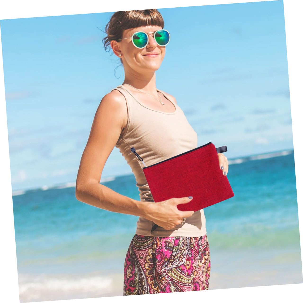 STOBOK 10pezzi Borse Per Documenti Oxford Sacchetto Con Cerniera Per Ufficio Borsa Per File Design Robusto e Portatile Casuali