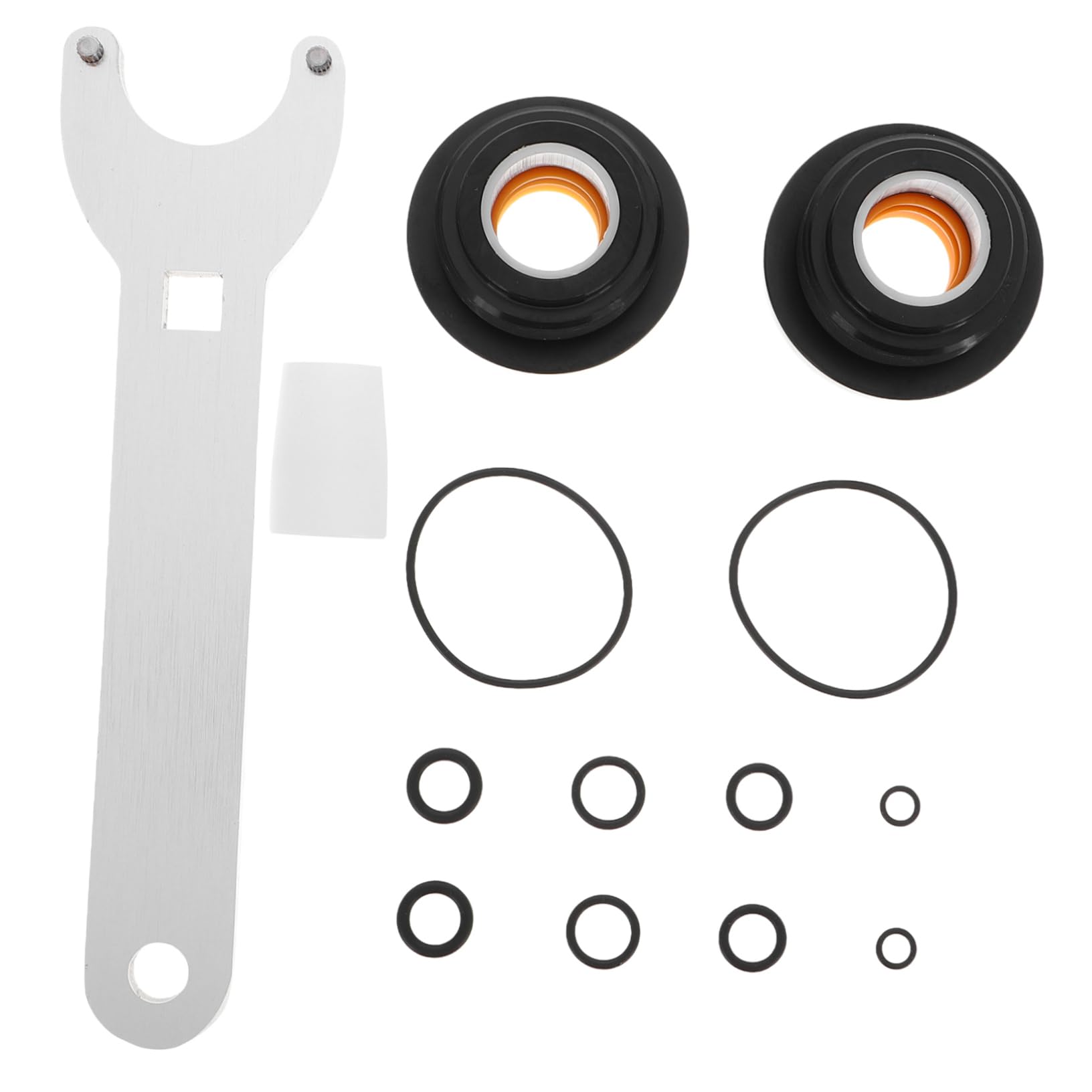 Kit de sellos de dirección hidráulica Amosfun de aluminio para cilindro marino de barcos 8