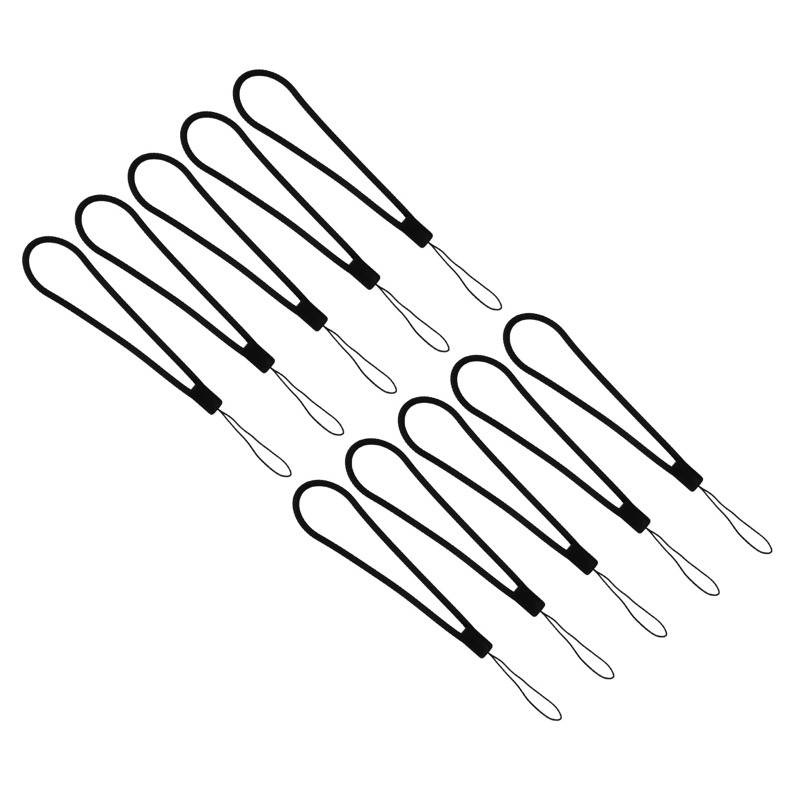 PATIKIL Silicone Wrist Strap Lanyard, Soft Neck Lanyard Hand Wristlet String Badge Lanyard for Cellphone USB Key Chain Camera