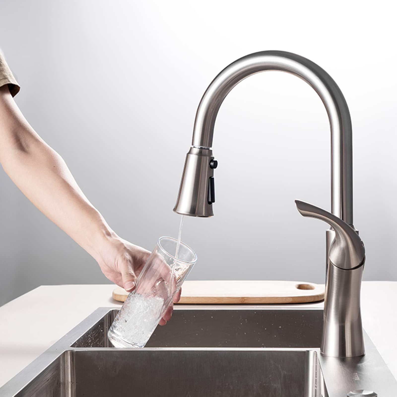 Buy 3 Way Filter Tap for Kitchen Sink Kitchen Mixer Taps with Pull Out